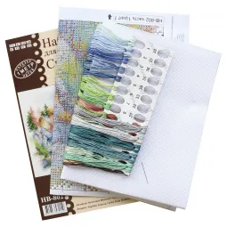 Набор для вышивания крестом "Карелия. Рускеала парк" SNV-802