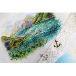 Cross stitch kit "Lake Kezenoyam" SNV-811