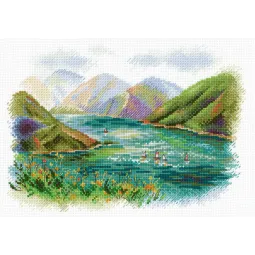 Kit de point de croix "Lac Kezenoyam" SNV-811