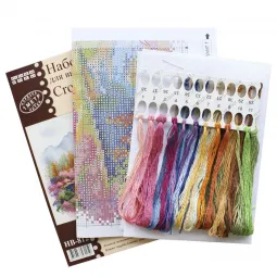 Kit de point de croix "Lac Jack London" SNV-812