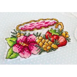 Набор для вышивания крестиком "Чайная фантазия.Магниты" SR-842