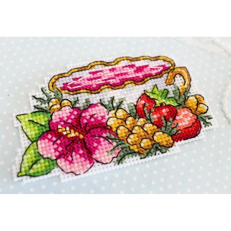 Kreuzstich-Set "Tee-Fantasie.Magnete" SR-842