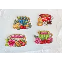 Kreuzstich-Set "Tee-Fantasie.Magnete" SR-842