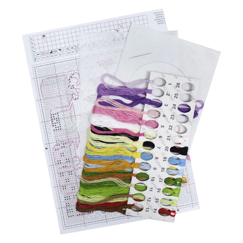 Набор для вышивания крестом "Happy Birthday card" SR-869