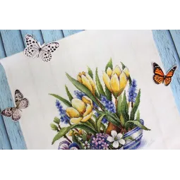 Kit de point de croix "Première bouffée de printemps" SNV-779