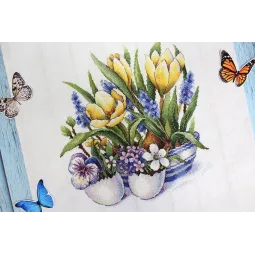 Kit de point de croix "Première bouffée de printemps" SNV-779