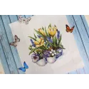 Cross stitch kit "First breath of spring" SNV-779