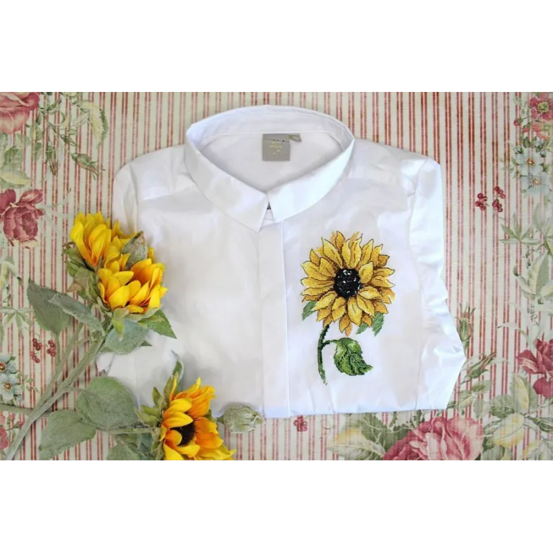 Water-soluble canvas cross stitch kit "Sunflower" SV-801