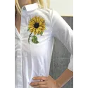 Water-soluble canvas cross stitch kit "Sunflower" SV-801