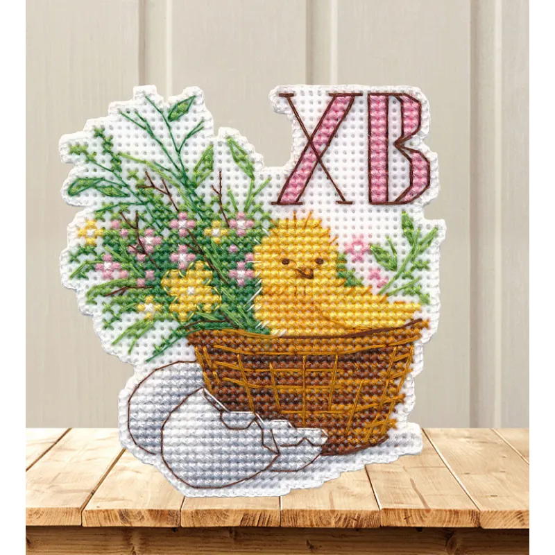 Cross stitch kit "Easter chicken. Magnet" S1529