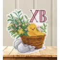 Cross stitch kit "Easter chicken. Magnet" S1529 (ES)