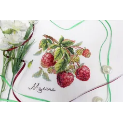 Kreuzstich-Set „Geschenke der Natur. Himbeeren“ SNV-816