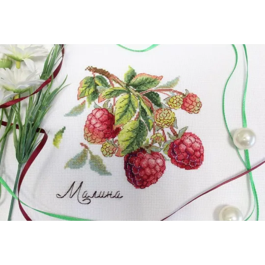 Kreuzstich-Set „Geschenke der Natur. Himbeeren“ SNV-816