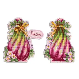 Kit de point de croix "Parfum de printemps" SR-880