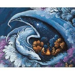 Diamond Painting Kit Drachenwächter 50*40 cm WD3070