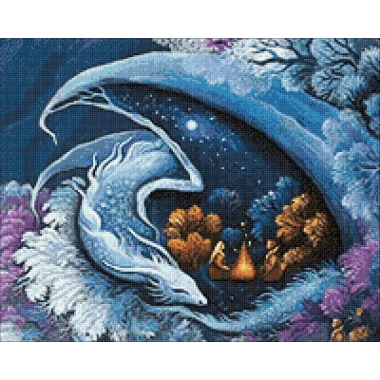 Kit de peinture diamant Dragon gardien 50*40 cm WD3070