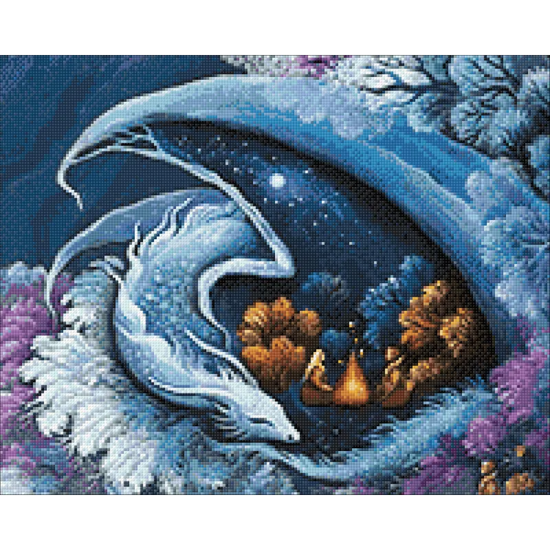 Kit de peinture diamant Dragon gardien 50*40 cm WD3070