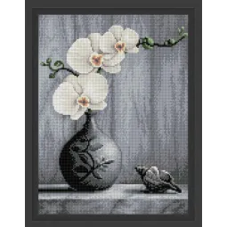 Kit de peinture diamant "Orchidée" 30x40 cm AM1679