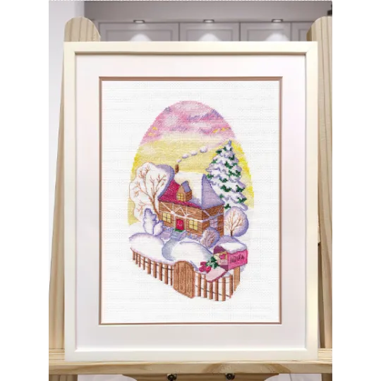 Kit de point de croix "Humeur d'hiver" S1533