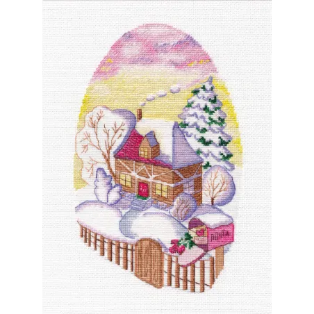Kit de point de croix "Humeur d'hiver" S1533