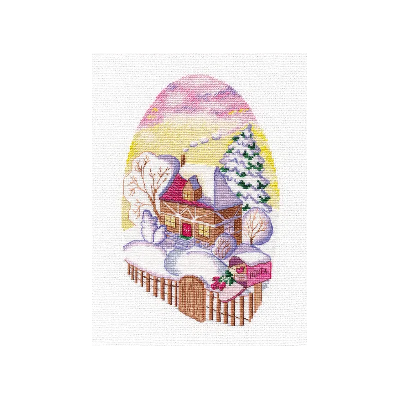 Kit de point de croix "Humeur d'hiver" S1533