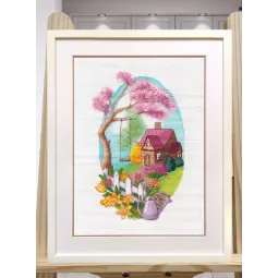 Kreuzstich-Set „Frühlingsstimmung“ S1534