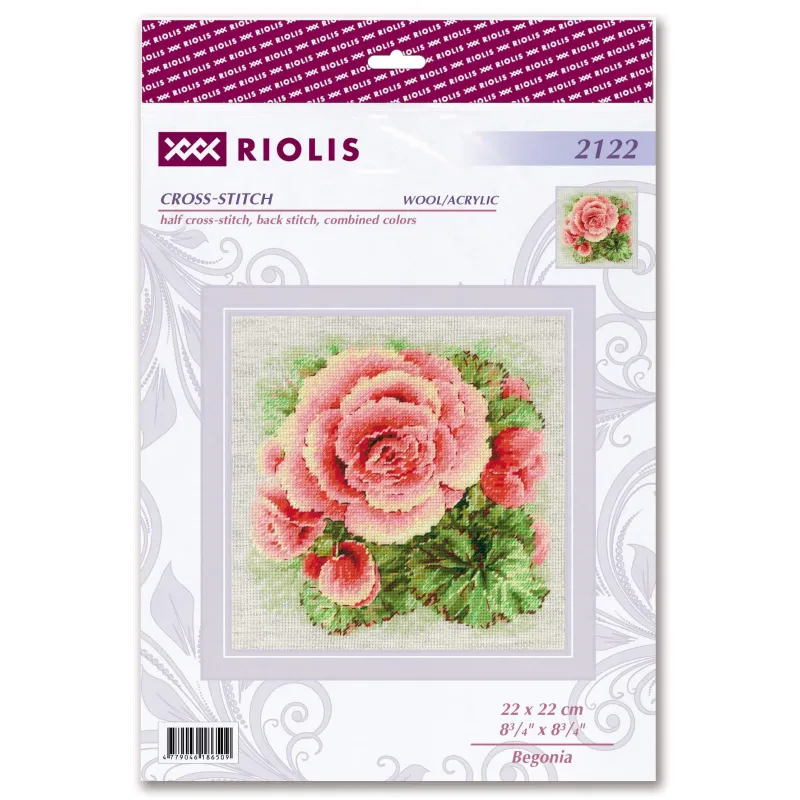 Kit de point de croix Begonia SR2122