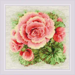 Kryželiu siuvinėjimo rinkinys Begonia SR2122