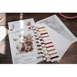 Набор для вышивания крестом Птицы-Осень 21x21см SB2419