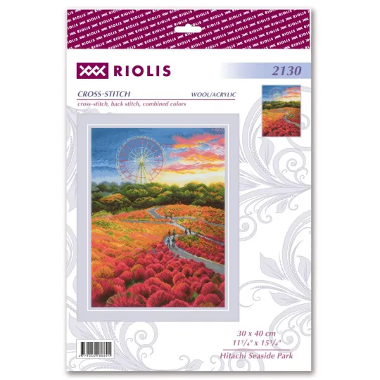 Cross stitch kit Hitachi Seaside Park 30x40 SR2130