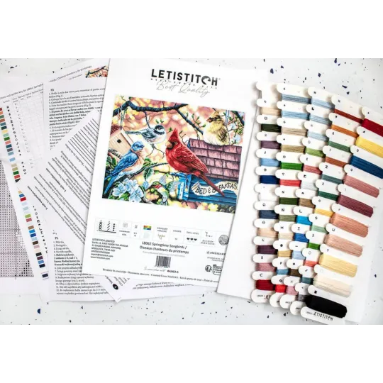 (D) Frühlingssingvögel 33x26cm SLETIL8062