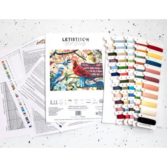 (D) Весенние певчие птицы 33x26cm SLETIL8062