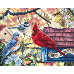 (D) Springtime Songbirds 33x26cm SLETIL8062
