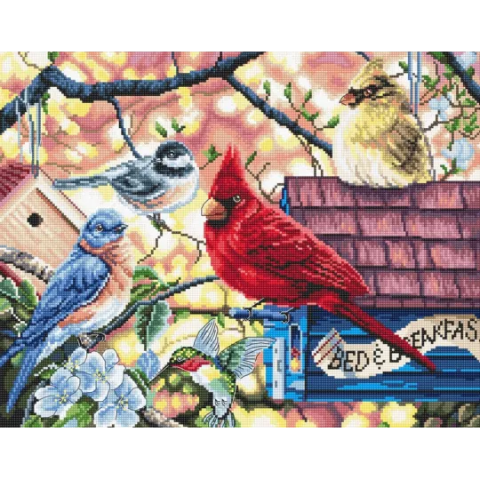 (D) Springtime Songbirds 33x26cm SLETIL8062