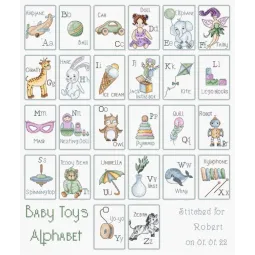 Alphabet des jouets pour bébés 38x33cm SLETIL8063