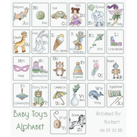 Babyspielzeug Alphabet 38x33cm SLETIL8063