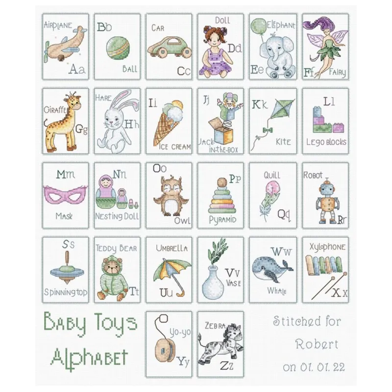 Baby Toys Alphabet  38x33cm SLETIL8063