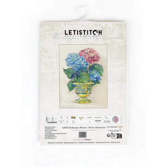 Fleurs d'hortensia 30x22cm SLETIL8065