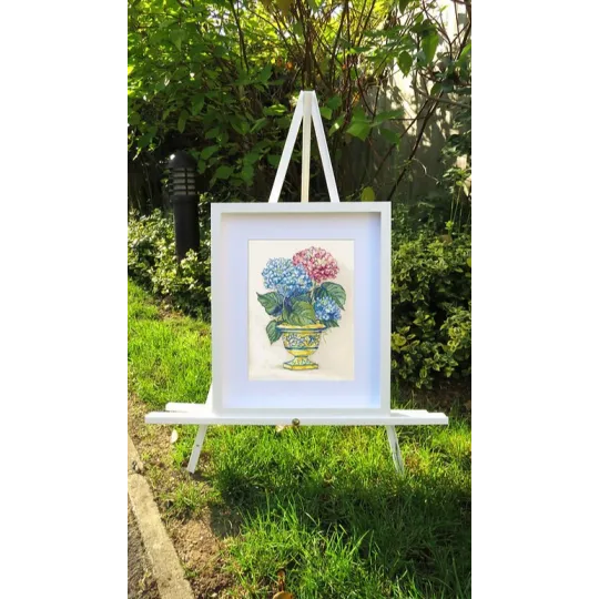 (D) Hydrangea Blooms 30x22cm SLETIL8065