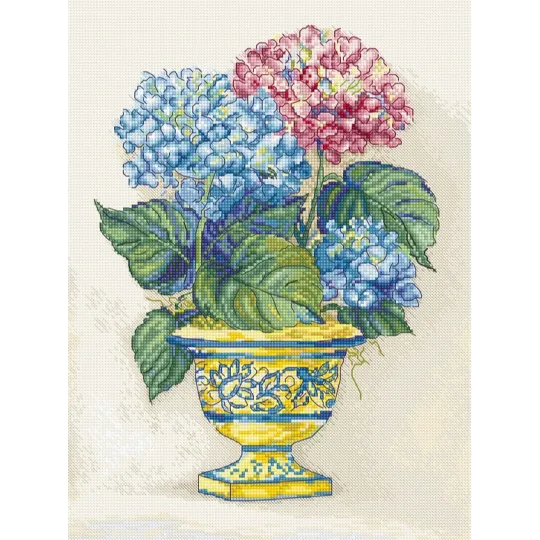 Fleurs d'hortensia 30x22cm SLETIL8065