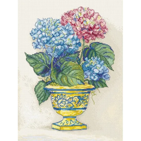 Fleurs d'hortensia 30x22cm SLETIL8065