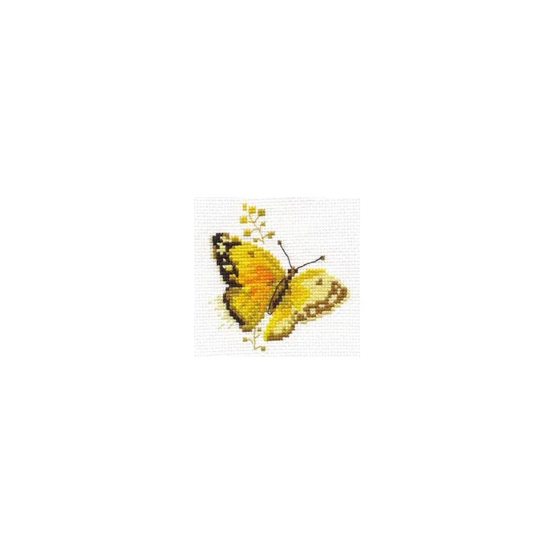 Яркие Бабочки - Желтая S0-147