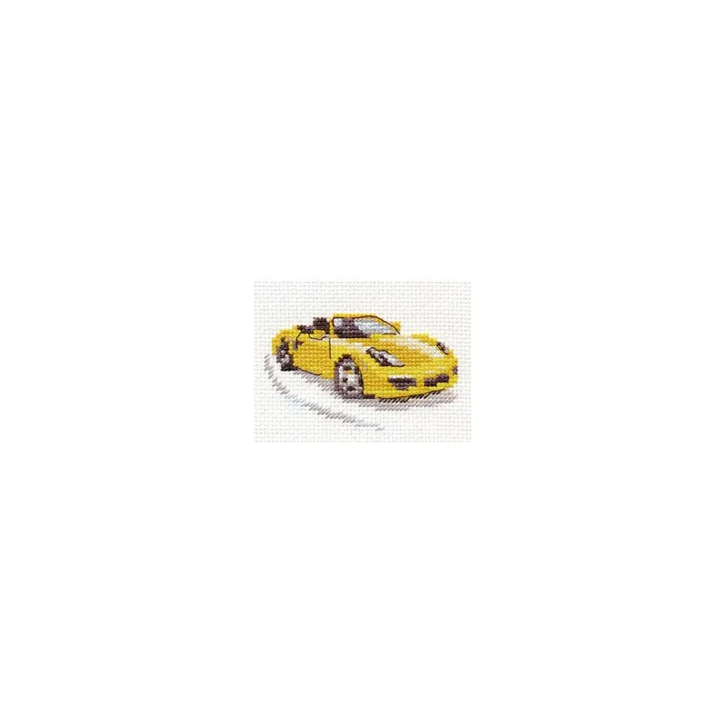 Voiture de sport jaune S0-156