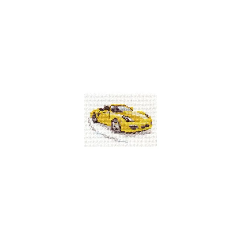 Желтый спорткар S0-156