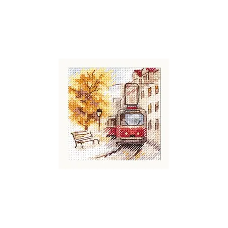 L'automne en ville. Le tram S0-217