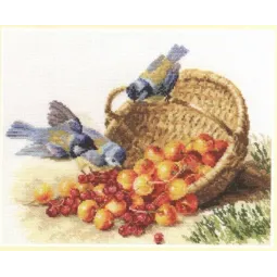Mésanges et douces cerises S1-14
