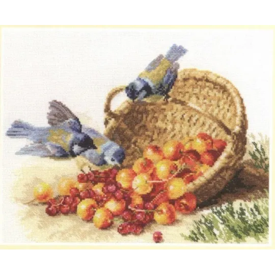 Chickadees and Sweet Cherries S1-14