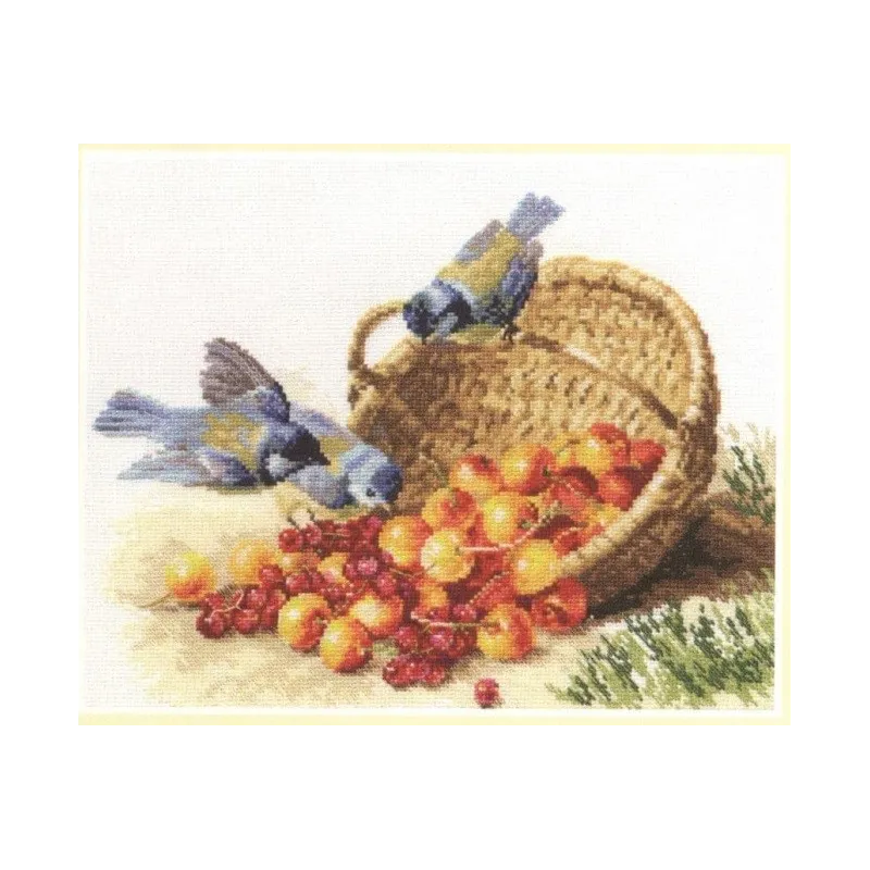 Chickadees and Sweet Cherries S1-14