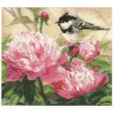 Titmouse and Peonies S1-22