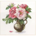 Jardin fleuri. Pivoines S2-21